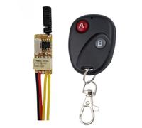 Opatiny Mini relé de interruptor de control remoto RF, inalámbrico CC 3.5V-12V operado con frecuencia de 315/433MHz, capacidad de carga de 1A, bajo consumo de energía para automatización del hogar y