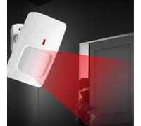 Opatiny Montaje en pared para sensor de movimiento de doble tecnología, detector PIR y microondas con función inmune a mascotas, alarma de seguridad con cable para oficina en casa, 9 V-15 V