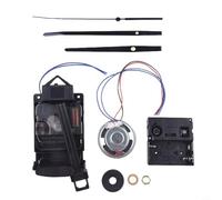 Opatiny Movimiento de reloj de péndulo DIY con caja de música, unidad de accionamiento de cuarzo para reparación de reloj, eje total de 17 mm