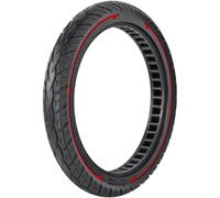 Opatiny Neumático sólido eléctrico de 16 pulgadas x 2.125 pulgadas para silla de ruedas de bicicleta, antipinchazos para neumáticos, no necesita aire, conducción estable, para pieza de repuesto (rojo)