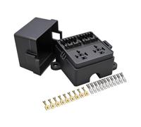 Opatiny Panel de interruptor de control de caja de 2 canales de relé y fusible de 246 vías