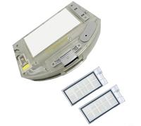 Opatiny Para ROIDMI EVE for Plus Robot Vacuum Dust Box Pieza de repuesto, incluye 2 filtros para un mantenimiento de limpieza eficiente
