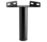 Opatiny Patas ajustables para marco de cama, sofá, armario, soporte de altura de aleación de aluminio con base de goma antideslizante, 10/15/20/25 cm, color negro