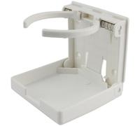 Opatiny Portavasos plegable ajustable para botellas de bebidas universales, 100 mm de ancho con construcción de ABS, ahorro de espacio, perfil bajo de 1 pulgada, compatible con coches, SUV, camiones