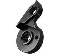 Opatiny Suspensión de cambio trasero de aleación de aluminio para bicicletas Thomson, montaje de eje pasante, para caída mecanizada CNC con distancia entre agujeros de 28 mm, color negro