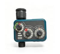 Opatiny Temporizador de agua de latón de 3 esferas: riego automático por goteo y función de retardo de lluvia