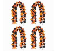 Opatiny Tira de vid de hojas artificiales de 175 cm para Halloween, Acción de Gracias, Navidad, otoño, fiesta, hogar, jardín, decoración