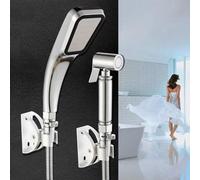 Opatiny Válvula de parada rápida de ducha de mano con conector estándar G de 1,27 cm (roscas macho y hembra), control de flujo de agua antifugas de latón de 40 mm para baño