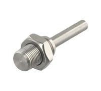 Opatiny Z011 - Portabrocas de metal para taladro manual, mandril autocentrante de tres mandíbulas de aleación de zinc con rosca de 12 x 1 mm para taladro eléctrico, tamaño compacto 50 x 40 mm, incluye