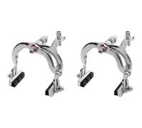 OPAX51 2 x Frenos de Herradura para Bicicleta de Acero Delantero Trasero, Kit Completo Frenos Bici con Zapatas, Recambio Universal para Bicicletas Carretera, Paseo y Urbanas, Modelo 2997_2
