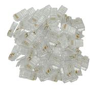 OPAX51 25x Conectores RJ45 CAT6, Categoría 6, 8P8C Modular UTP, AWG26, Pack de 25 Unidades, Compatible con Ethernet, PC, Router, Switch, Consolas, TV, (Bolsa de 25 unidades) 51CH100_25_conectores