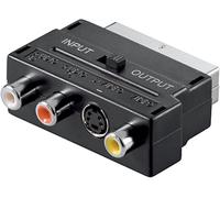 OPAX51 Adaptador SCART AV Conmutable Euroconector Convertidor Euro con S-Video y RCA, 2 Audio + 1 Video 51CH096