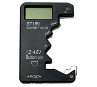 OPAX51 Comprobador de Pilas, Comprobador de Pilas Digital, Probador Universal de Batería, Probador de Batería para Pilas de Botón, para Pilas AAA, AA, C, D, N, 9V, 1.5V Botón, Battery Tester 51CH001 B