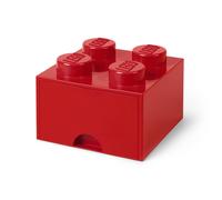 Opberglade Lego: brick 4 rood (RC029418) NUEVO