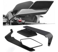 OPBVXQ Espejos Retrovisores Moto para Benelli BN 125 2018 2019 2020 2021 2022 2023 2024, Espejo Lateral Plegable Ajustable con Visión Gran Angular, Aluminio Retrovisor Lateral Wind Wing Accesorios
