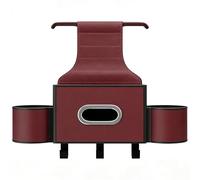 OPBVXQ Organizador Asiento Trasero Coche para Land Rover Defender 110 XS Edition/110 X-Dynamic, con Porta Pañuelos y Portavasos, Gancho para Bolsas, Bolsa Almacenamiento Coche, Accesorios Interior