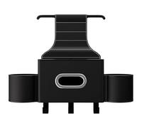 OPBVXQ Organizador Asiento Trasero Coche para Subaru Legacy Base/Premium/Sport/Limited, con Porta Pañuelos y Portavasos, Gancho para Bolsas, Bolsa Almacenamiento Coche, Accesorios Interior,A Black