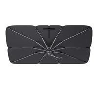 OPBVXQ Parasol Coche Parabrisas Tipo Paraguas para Citroen DS3 DS4 DS5, Cubierta Reflectante Ventana Delantera, Protector Parabrisas Universal para SUV Sedán Camioneta,S (49.21" L x 25.59" W)