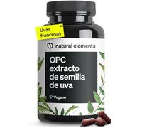 OPC extracto de semilla de uva - 240 cápsulas de alta dosificación para 8 meses - OPC puro de uvas europeas - producto vegano, producido y probado en laboratorio en Alemania