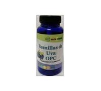 OPC Semillas de Uva Alfa Herbal 90 Cap. - Pack de 2, Formato Ahorro de Extracto Concentrado rico en Polifenoles para la Protección Vascular y la Actividad Antioxidante