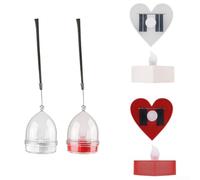 Opción de iluminación sostenible, velas impermeables sin llama que iluminan tu patio mientras abrazan el encanto de la naturaleza (D)