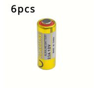 [Opción Popular] 6pcs/12pcs Pilas Alcalinas 23A 12V, de un solo uso, no recargables, ideales para timbres, despertadores, llaves de coche, juguetes - V23GA L1028 GP23A LRV08