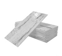 Opciones modernas de despegar y protector contra salpicaduras, azulejos de pared de PVC resistentes a los arañazos en diseño clásico (32 piezas)