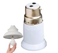 Opdestn Adaptador de Portalámparas | Adaptador de Portalámparas B22 a E27 con Rosca,Extensor Estable de Reemplazo con Rosca para Lámparas Plafones Arañas Iluminación Interior Exterior Porche