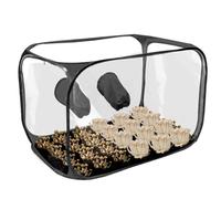 Opdestn Aire Quieto | casa de Cultivo Plegable diseño Pop | 76x43x44,5 cm Suministros para Cultivar Setas | para Patio Techo Colegio Balcón Jardinería Apartamento Urbano Protección Invernal