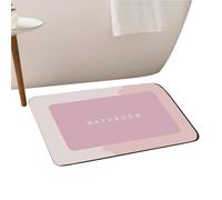 Opdestn Alfombra Absorbente para Baño, Alfombra De Ducha Absorbente, Impermeable Alfombra Secado Rápido Lavable Tierra de para Garaje Entrada Fregadero y Mascotas
