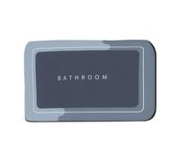 Opdestn Alfombrilla Absorbente para Baño,Alfombra De Ducha Absorbente | Impermeable Alfombra Secado Rápido Lavable Tierra de para Garaje Entrada Fregadero y Mascotas