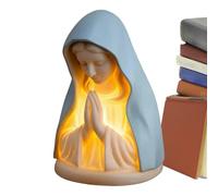 Opdestn Luz Nocturna De La Virgen María - Figura Luminosa Para La Oración Devocional - Luz Nocturna para Fiestas | Para El Hogar, La Navidad, El Cumpleaños, La Guardería, La Universidad, La