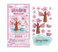 Opdestn Pegatinas Apilables,Pegatinas De Escenas 3D Apiladas,Libro De Escenas Con Calcomanías Kawaii - Para Niños Dormitorio Pared Escritorio Scrapbooking Artes Manualidades Vacaciones