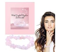 Opdestn Pulseras Para Mujer,Joyería de Brazalete con Cuentas - Brazalete Elástico De Rosa Del Amor,para Bodas Reuniones Fiestas Cumpleaños Novias Mujeres Niñas Damas de