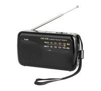 Opdestn Radio Portátil | Radio Personal - Altavoz Inalámbrico a Pilas con Indicador para Casa Gimnasio Viajes Acampada Senderismo Actividades Exteriores y Carretera Hombres Mujeres