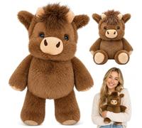 OPEIXSAYKOC Peluche Vaca Que Corre,45 cm Juguete Suave de Becerro Corriendo
