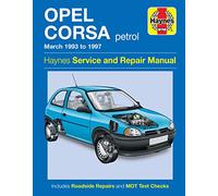 Opel Corsa Petrol (Mar 93 - 97) Haynes Repair Manual