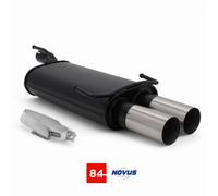 Opel Kadett E Silenciador Deportivo 2x76mm Diseño RL