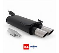 Opel Kadett E Silenciador Deportivo 2x76mm SR-Diseño