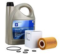 Opel Kit Filtro Lubricante Motor GM General Motor Oil 5w30 5 litros Astra J, Corsa D, MERIVA B, Mokka, Zafira B Motores 1.7 CDTi Desde el año 2010 en adelante