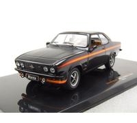 Opel Manta A GT/E Black Magic 1974 Modelo Coche 1:43 ixo models Negro