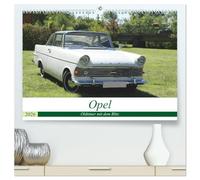 Opel Oldtimer mit dem Blitz (hochwertiger Premium Wandkalender 2026 DIN A2 quer), Kunstdruck in Hochglanz: Schöne altgediente Opel - Fahrzeuge