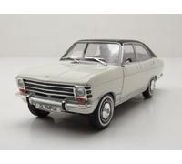 Opel Olympia A 1967 Blanco Mate Negro Modelo De Coche 1:24 Whitebox