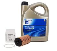 Opel Pack Duo Aceite 5 litros Genuino DEXOS 1 + Filtro Aceite Motores Gasolina 1.2/1.4/1.6 95526685