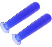 Opemg 2 piezas de lentes de contacto suaves de silicona azul con ventosas pequeñas, fundas para quitar insertadores RGP, aplica contactos de forma segura e higiénica, removedor de lentes de contacto