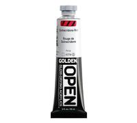 Open 2 Oz Acrylic Color Paints Color: Quinacridone Red by Golden Artist Colors