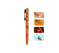O'Pen 3 Bolígrafo Multifuncional con Luz de 120 Lúmenes y Láser Verde（Clase 1） Naranja