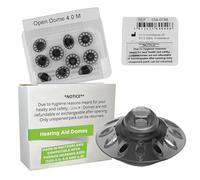 Open 4.0 Dome Medium (0.9 cm = 9 mm) 10 cúpulas, cúpulas para audífonos compatibles con Phonak Audeo Marvel Paradise Lumity Accesorios, 1 paquete/10 cúpulas en total