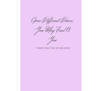 Open Different Doors, You May Find A You There That You Never Knew: Practice Positivity, Inspirational Journal for Women & Girls of All Ages