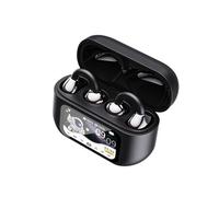 Open ear Wireless Earbuds, Ergonomic AI Earphones, Cordless Open ear Headphones with Secure Fit, Running Workout Gym Sports Fitness, Cycling Swimming Outdoor Use, Family Travel Vital